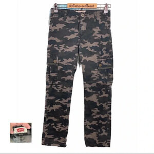 Levi’s Y2K Boys Camo Print Skinny Cargo Pants